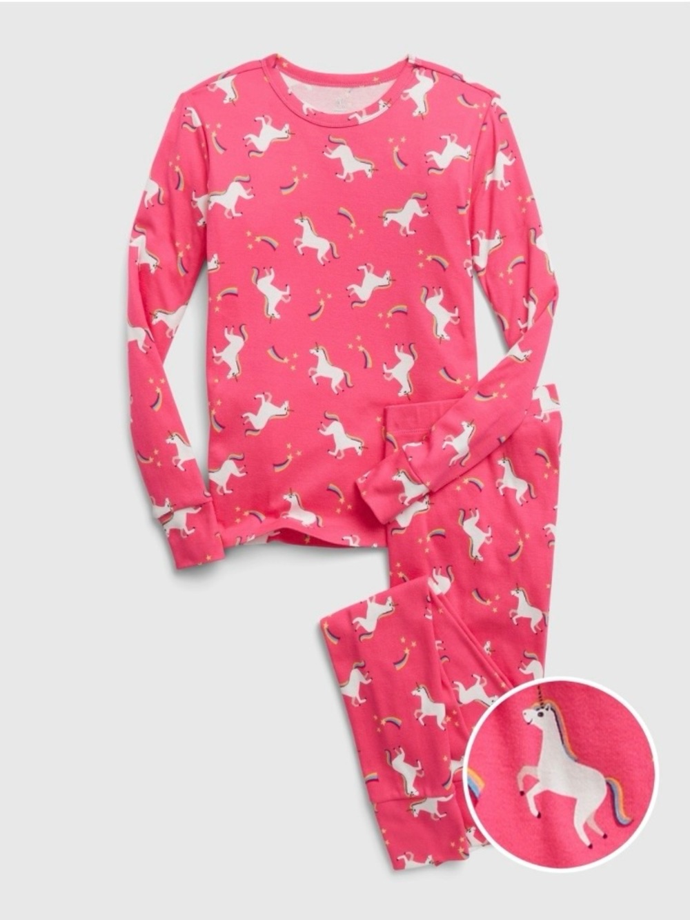 Organic Cotton Unicorn PJ Set | Size 12